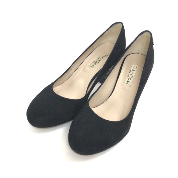 Clearance! Last Call! Made in Italy! "Taryn Rose" Black Suede Pumps Size 7 - Picture 7 of 7